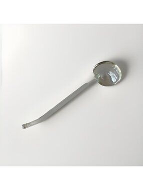 Vintage Clear Glass Shell Spoon Jelly Jam Condiment